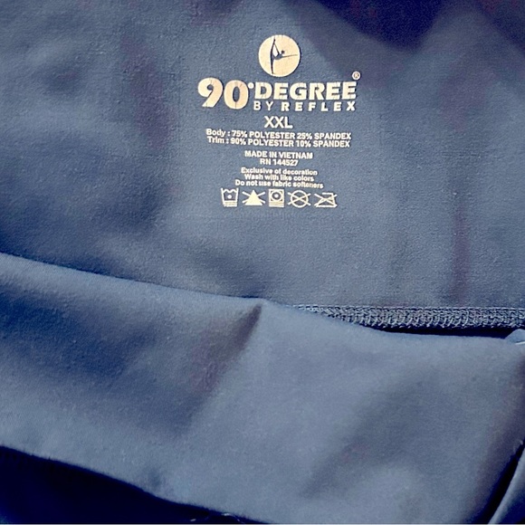 90 Degree By Reflex Powerflex Polygiene High Waist Ankle Leggings Size XXL - Picture 7 of 8